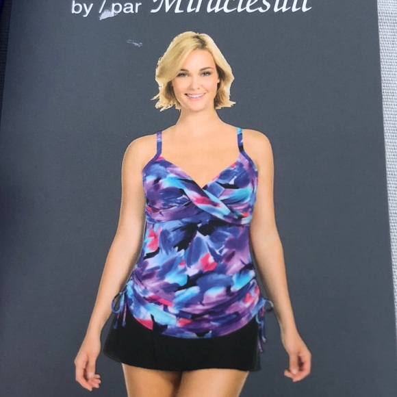 Miraclesuit Tankini Top, Size 12, NWT - Picture 4 of 4